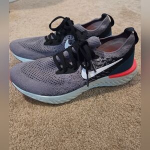 Nike Gray and Black Athletic Shoes